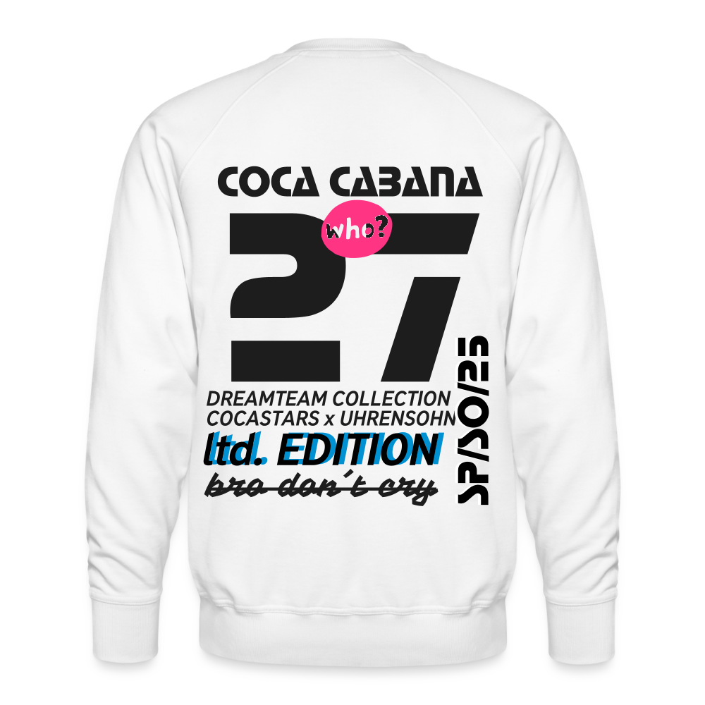 Men’s Premium Sweatshirt - DTW - 27COCACABANA27 - white