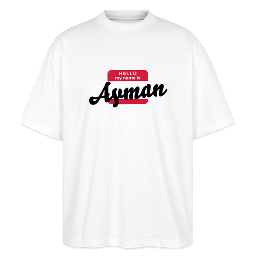 T-Shirt OS 200 g/m² - NAME - BRUDI_AYMAN - white