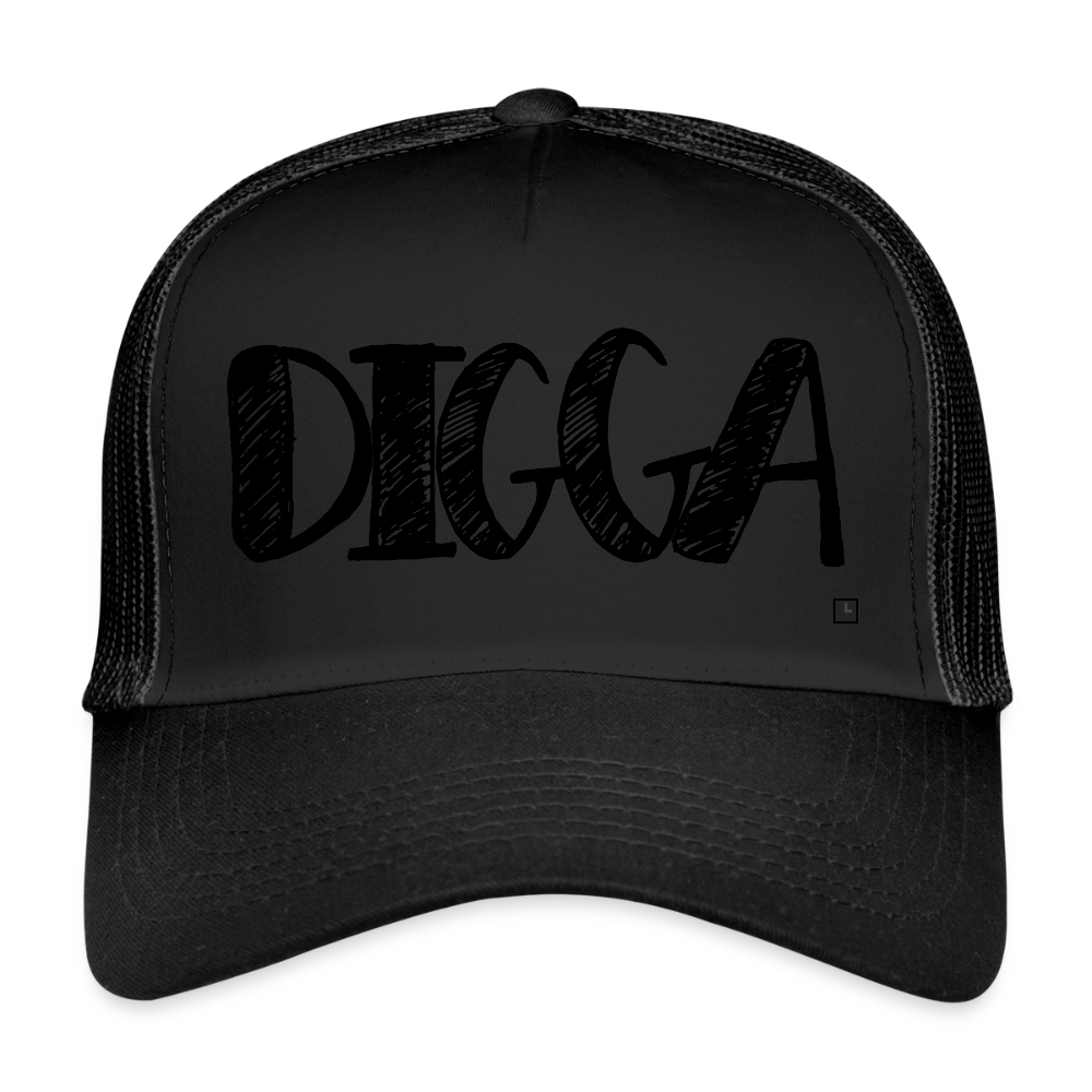 MESHCAP DIGGA - black/black