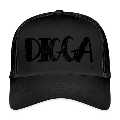MESHCAP DIGGA - black/black
