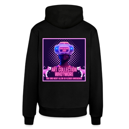 ORGANIC HOODIE - WHO?MORE X USS - SOLID BLACK