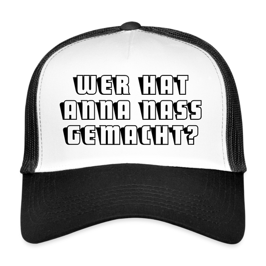 MESHCAP UNISEX ZPC_"ANNANAS1" - white/black