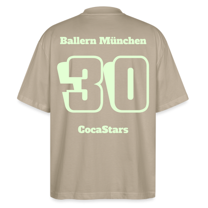 T-Shirt OS 200 g/m² - DTC - GLOWY_30MÜNCHEN - stone