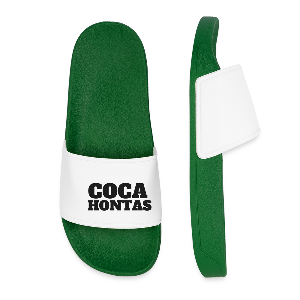 WOMEN POOL SLIDER DTC_BLK03 - dark green