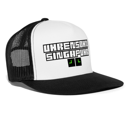 MeshCap - USC - "SINGAPUHR" - white/black