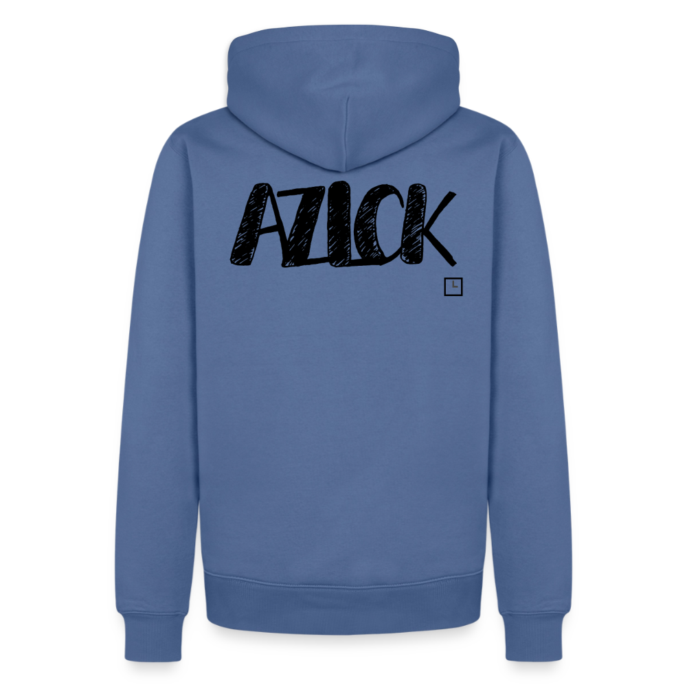 HOODIE AZLCK - stone blue