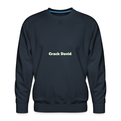 M.P. Sweatshirt - DTG - 02CrackDavid - navy