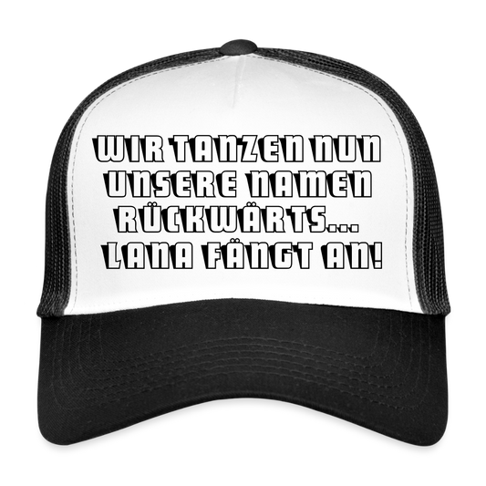 MESHCAP UNISEX ZPC_"LANA1" - white/black