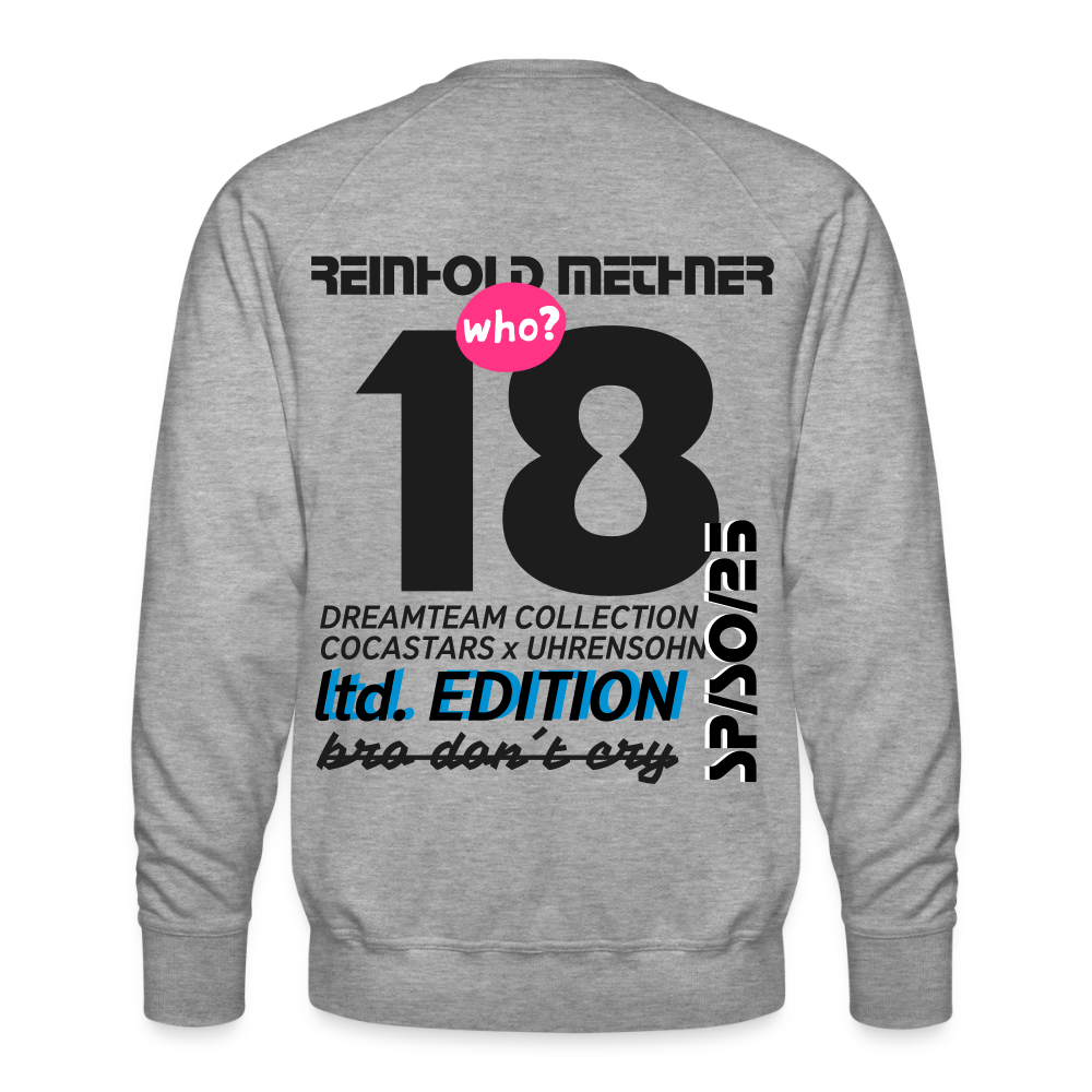 Men’s Premium Sweatshirt - DTW - 18REINHOLDMETHNER18 - heather grey