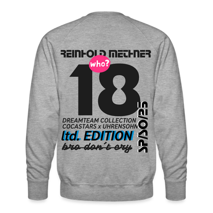 Men’s Premium Sweatshirt - DTW - 18REINHOLDMETHNER18 - heather grey