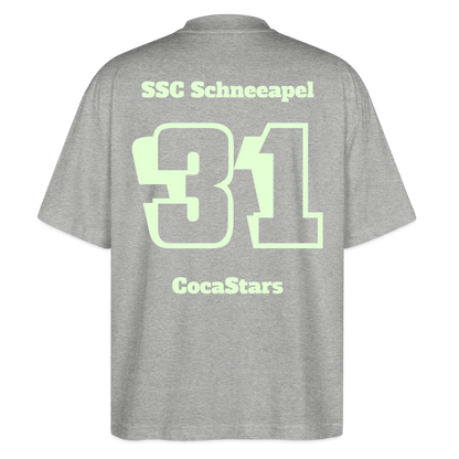 T-Shirt OS 200 g/m² - DTC - GLOWY_31SCHNEEAPEL - heather grey