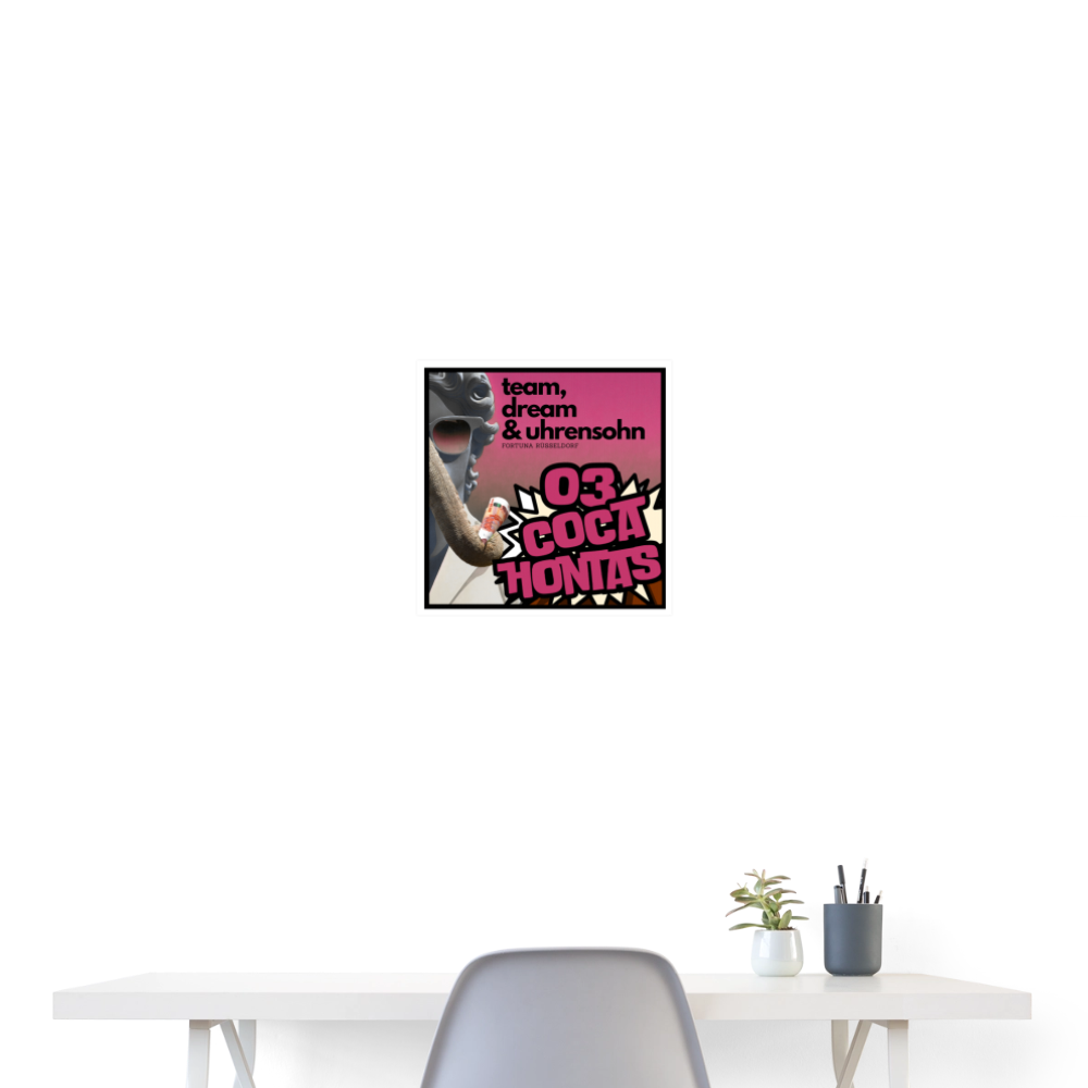 POSTER ART SMALL - 03HONTAS - white