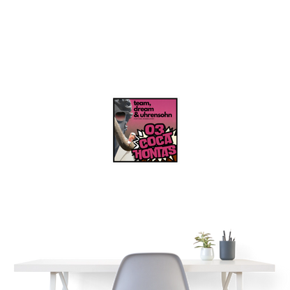 POSTER ART SMALL - 03HONTAS - white