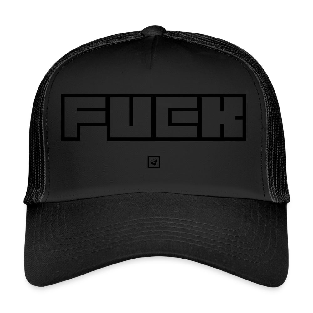 MESHCAP US_FUCK - black/black