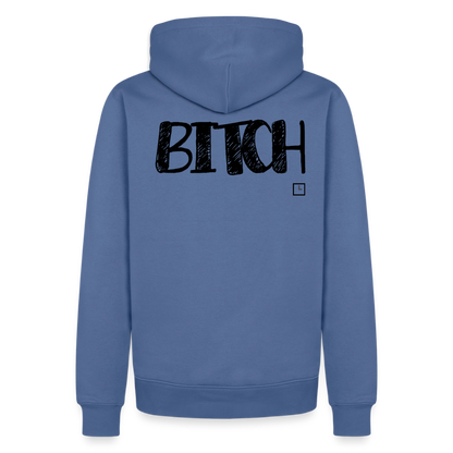 HOODIE BITCH - stone blue
