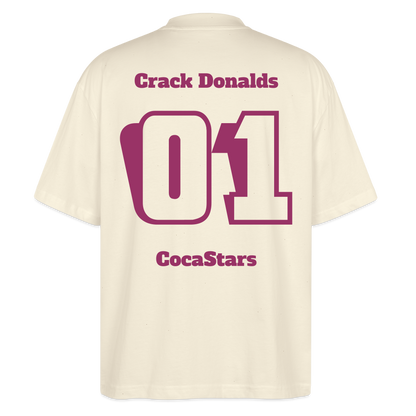 T-Shirt OS 200 g/m² CHERRY_01CRACK - natural raw