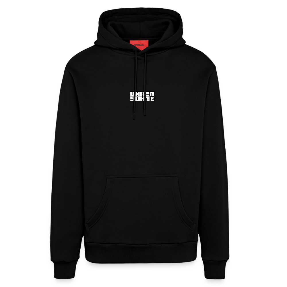 ORGANIC HOODIE - WHO?MORE X USS - SOLID BLACK