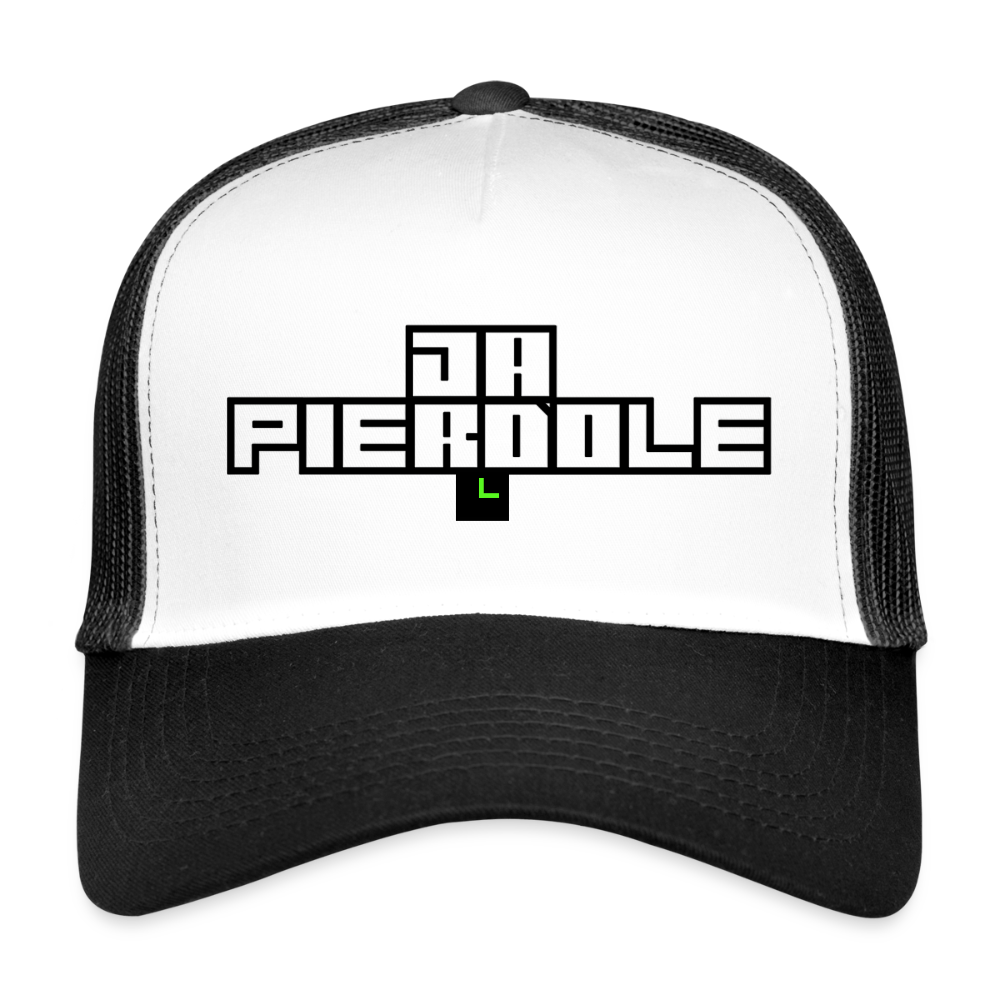 MeshCap - USC - "JAPIERDOLE" - white/black