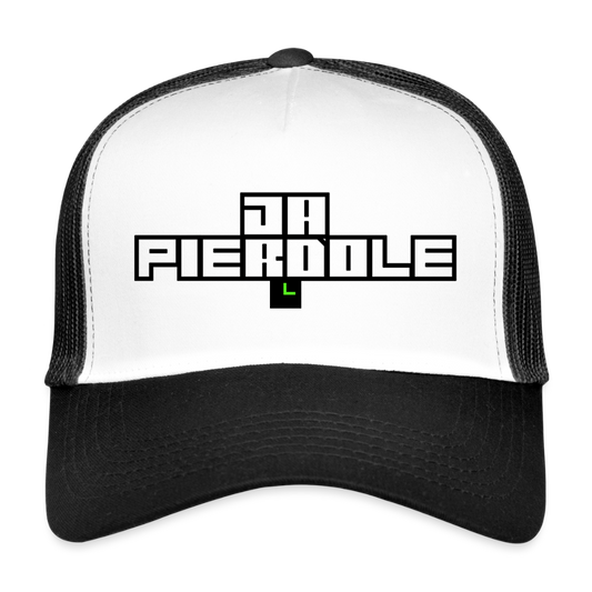 MeshCap - USC - "JAPIERDOLE" - white/black