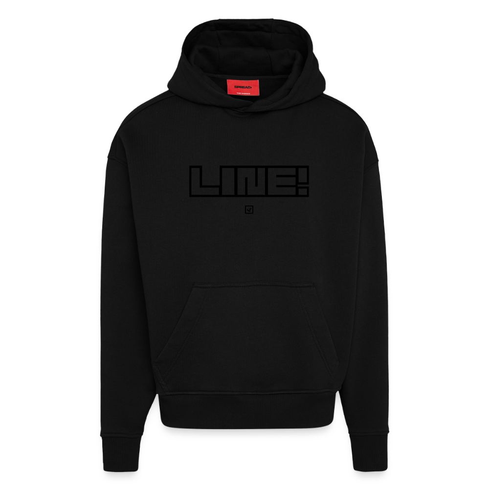 HOODIE US_LINE - SOLID BLACK