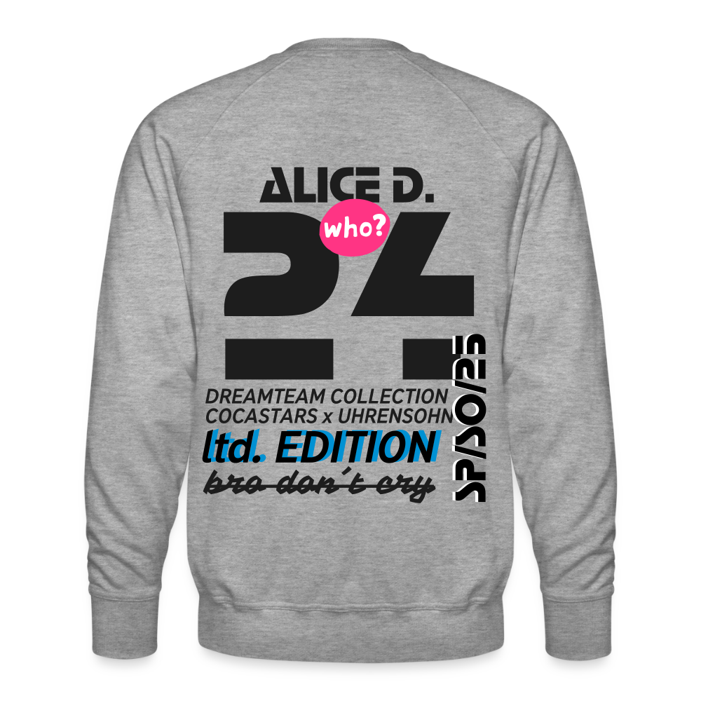 Men’s Premium Sweatshirt - DTW - 24_ALICE_D_24 - heather grey