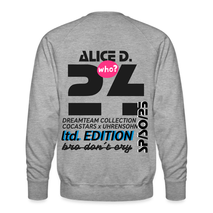 Men’s Premium Sweatshirt - DTW - 24_ALICE_D_24 - heather grey