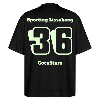 T-Shirt OS 200 g/m² - DTC - GLOWY_36LISSABONG - black