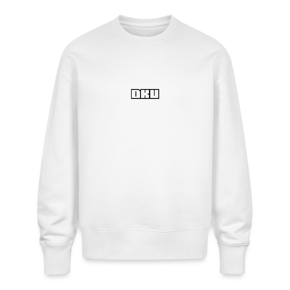 Unisex OS Organic Sweatshirt 350 g/m² - USC_DKU - white