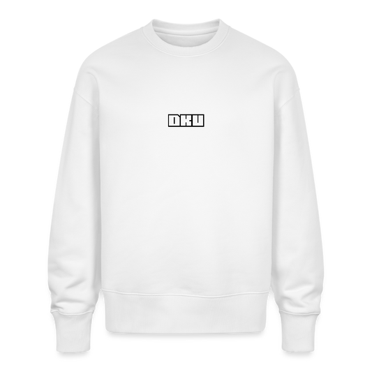 Unisex OS Organic Sweatshirt 350 g/m² - USC_DKU - white