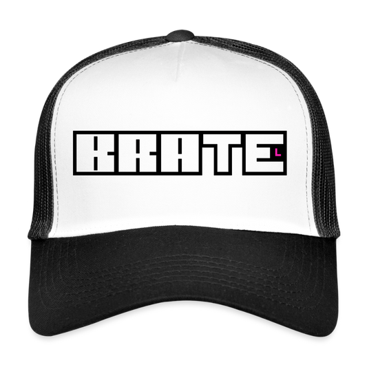 MESHCAP UNISEX INC_"BRATE" - white/black