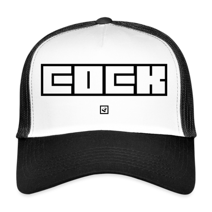 MESHCAP US_COCK - white/black