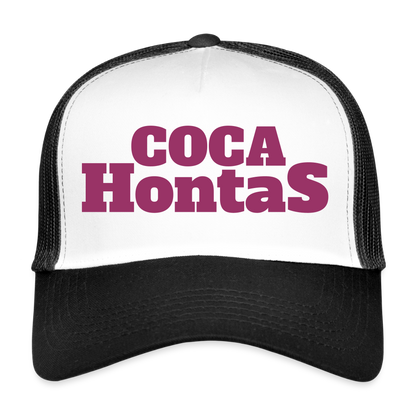 MESHCAP - UNISEX - DTC CHERRY_03Hontas - white/black