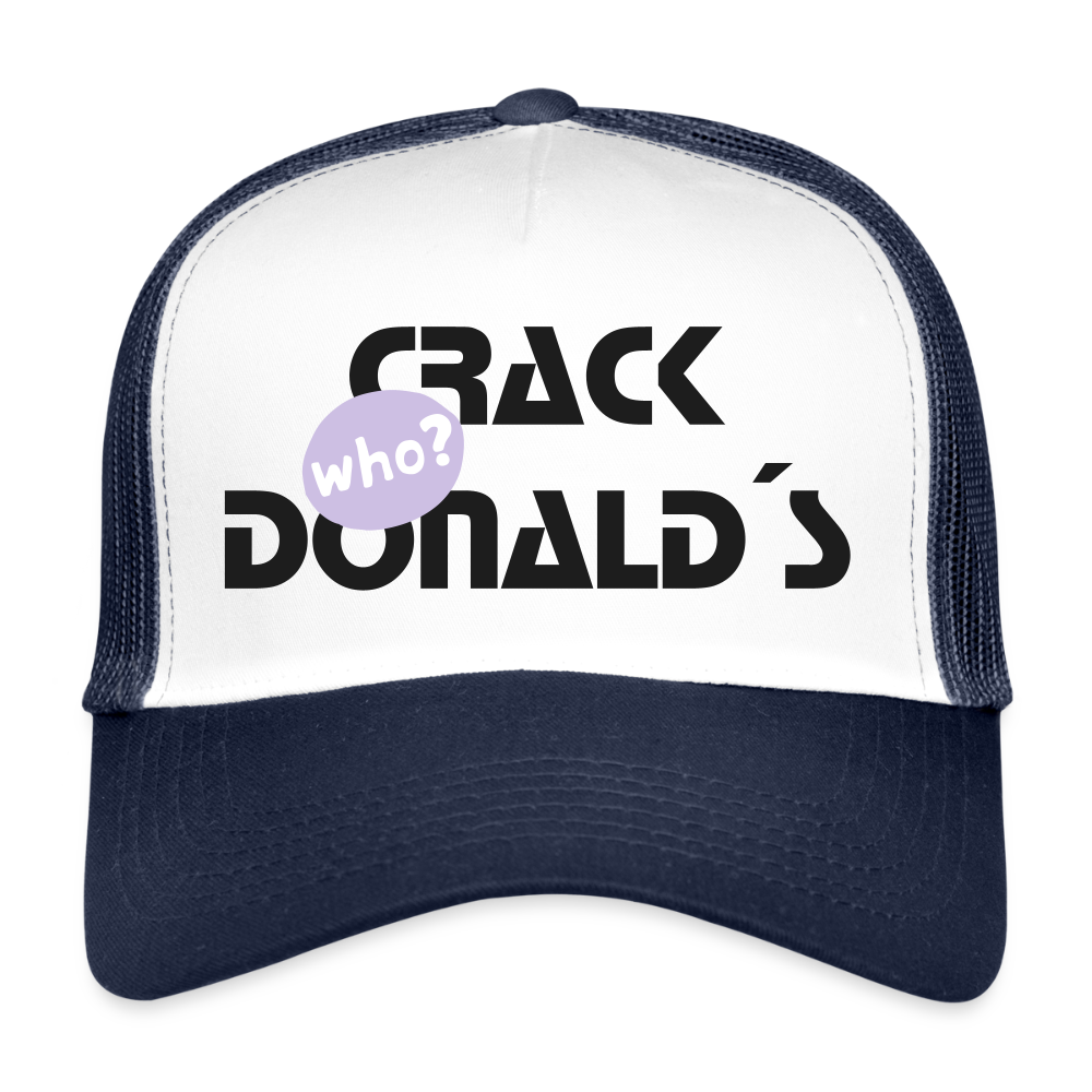 MESHCAP - UNISEX - DTC WHO?_01CRACK - white/navy