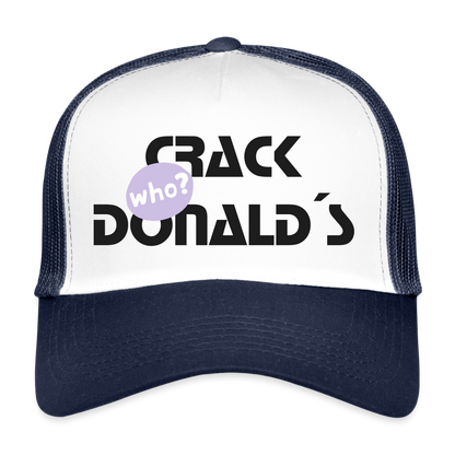 MESHCAP - UNISEX - DTC WHO?_01CRACK - white/navy