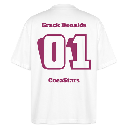 T-Shirt OS 200 g/m² CHERRY_01CRACK - white