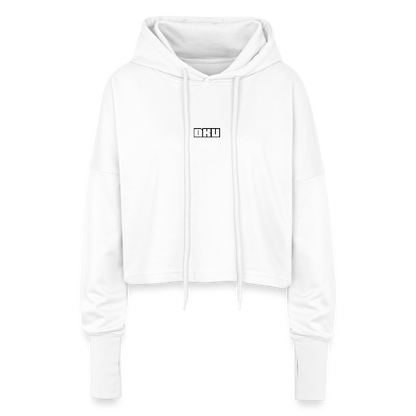 W. Cropped Hoodie - DKU - white