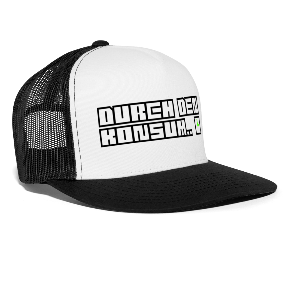 MeshCap - USC - "KONSUM" - white/black