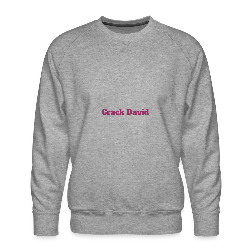 M.P. Sweatshirt - DTR - 02CRACKDAVID02 - heather grey