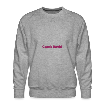 M.P. Sweatshirt - DTR - 02CRACKDAVID02 - heather grey