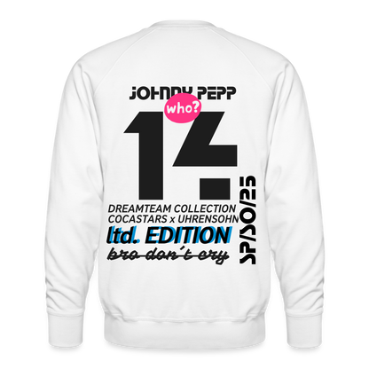 Men’s Premium Sweatshirt - DTW - 14JOHNNYPEPP14 - white