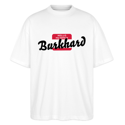 T-Shirt OS 200 g/m² - NAME - BRUDI_BURKHARD - white
