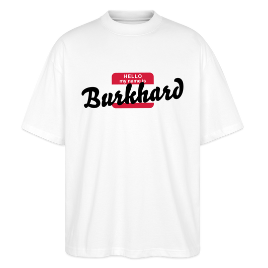 T-Shirt OS 200 g/m² - NAME - BRUDI_BURKHARD - white
