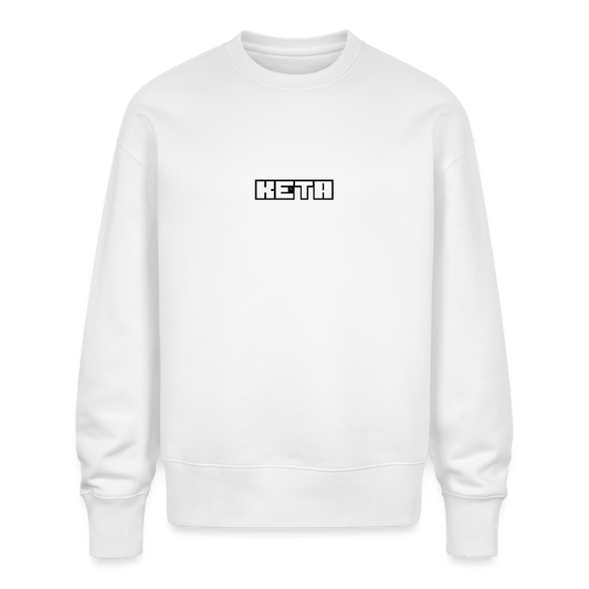 Unisex OS Organic Sweatshirt 350 g/m² - USC_KETA - white