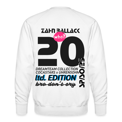 Men’s Premium Sweatshirt - DTW - 20ZAHNBALLACK20 - white