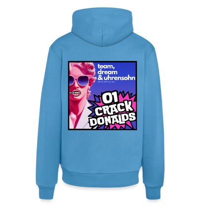 ORGANIC HOODIE - 01CRACK -  Sol Blue