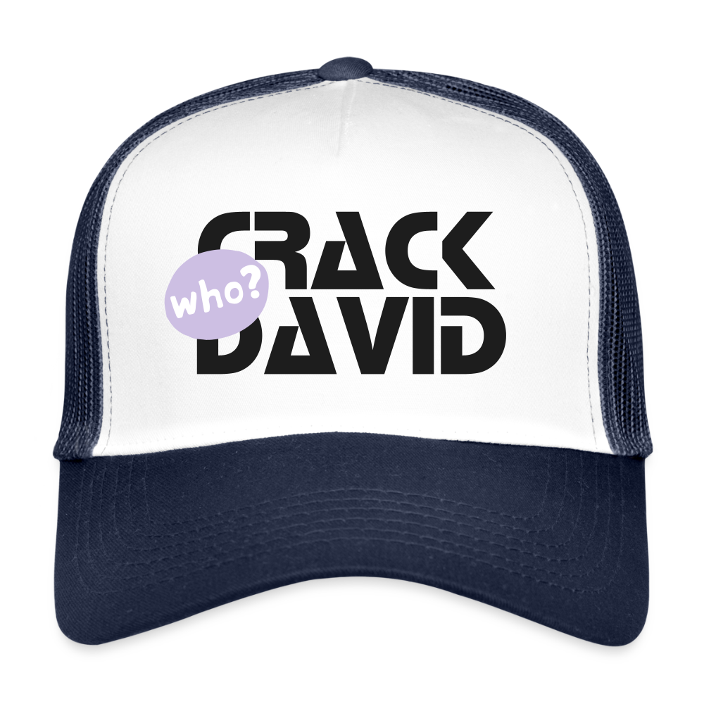 MESHCAP - UNISEX - DTC WHO?_02DAVID - white/navy