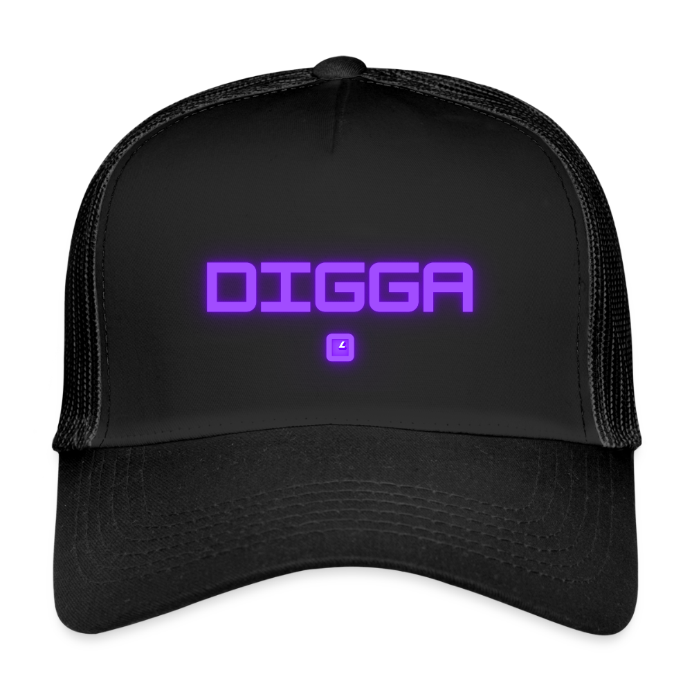 MESHCAP WMC_DIGGA - black/black