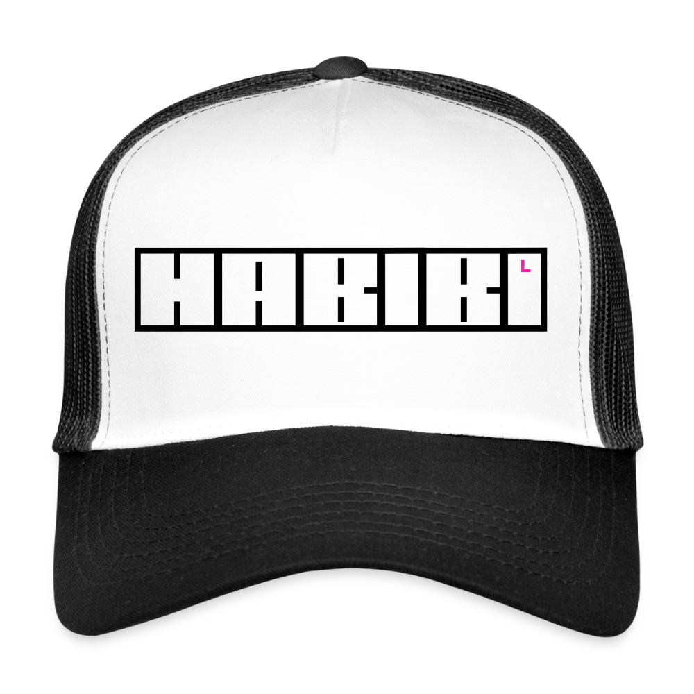 MESHCAP UNISEX INC_"HABIBI1" - white/black