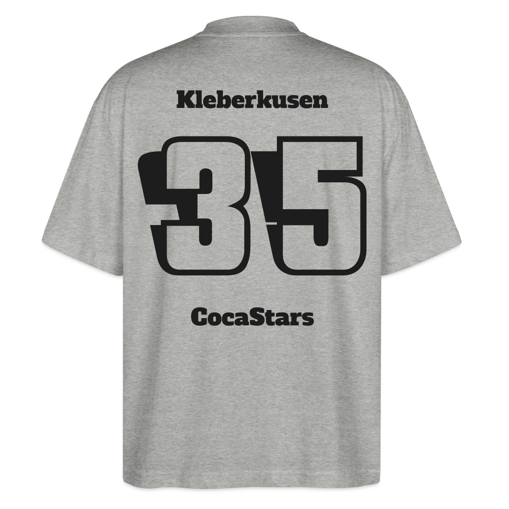 T-Shirt OS 200 g/m² - DTC - BLACKY_35KLEBERKUSEN - heather grey