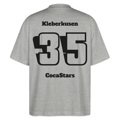 T-Shirt OS 200 g/m² - DTC - BLACKY_35KLEBERKUSEN - heather grey